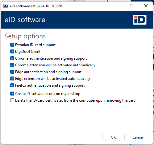 Default options