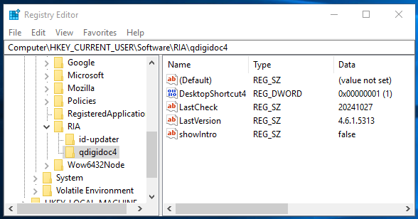 User-based information on DigiDoc4