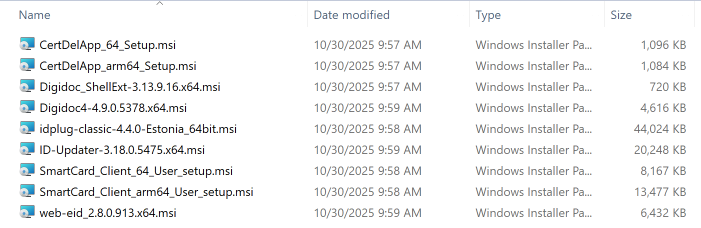 Zipped MSI file