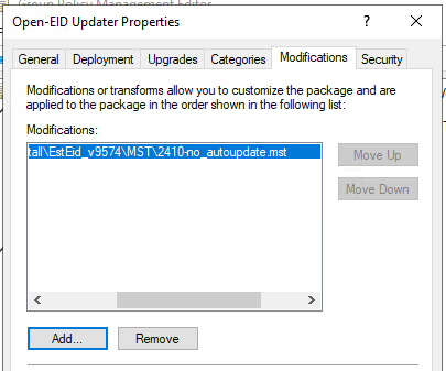 Sample about adding a transform file to the MSI installation