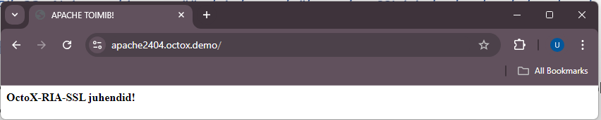 Apache web server working with one-way SSL