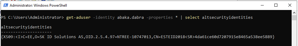 <I> and <SR> are pointing to certificate fields `Issuer` and `SerialNumber`.
