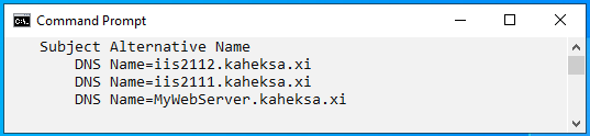 DNS aliases in query file
