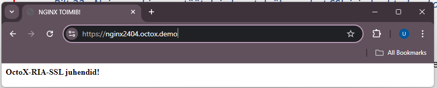 Nginx web server working with one-way SSL